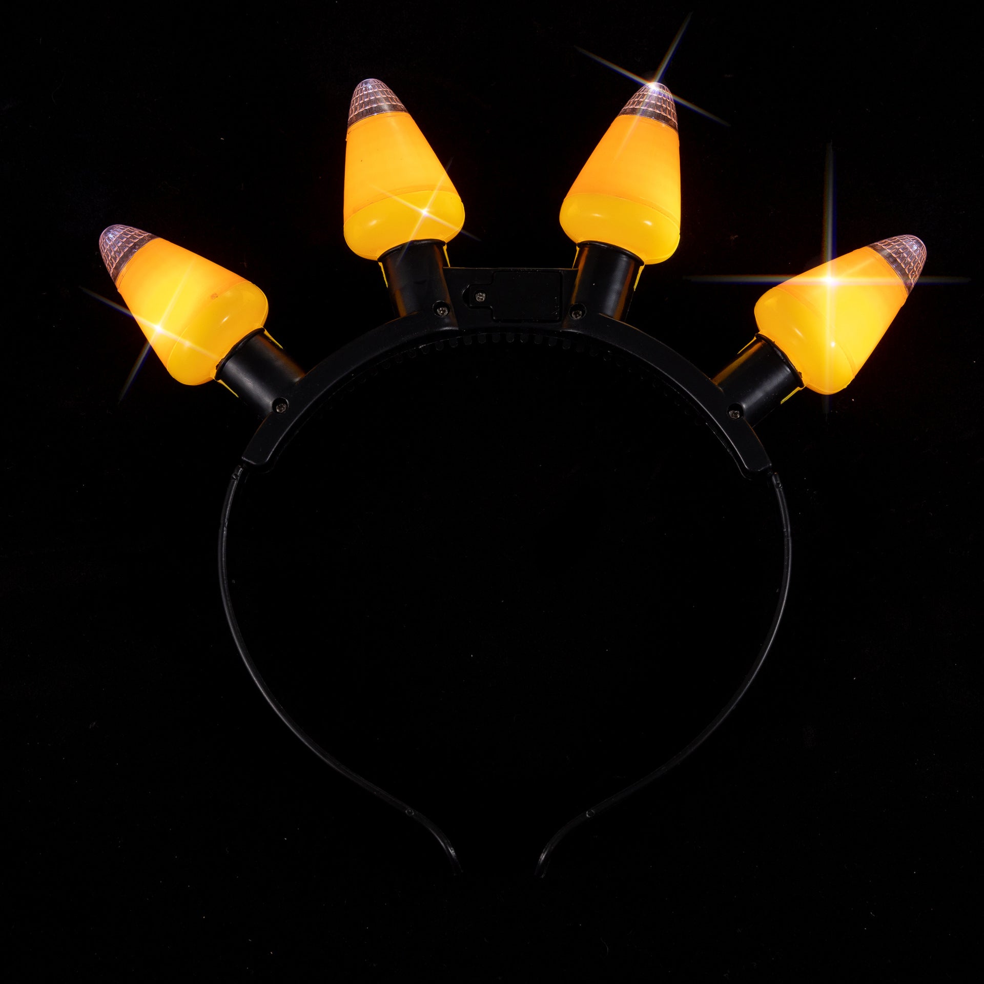 Luminous Halloween Candy Corn Ghost Headband for Festivities