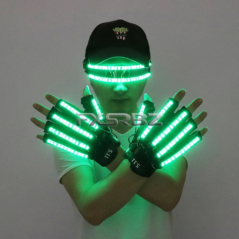 LED Flashing Light Up Glasses - Party Nightclub DJ Props