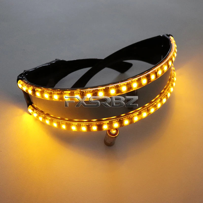 LED Flashing Light Up Glasses - Party Nightclub DJ Props