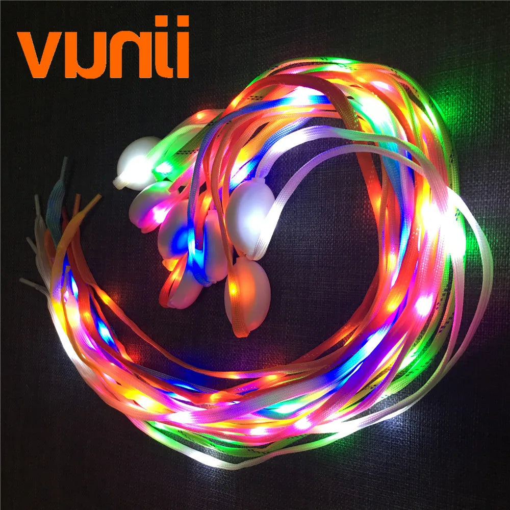 2M 20 LED Shoelaces for Festival Home Party Decoration Fashion