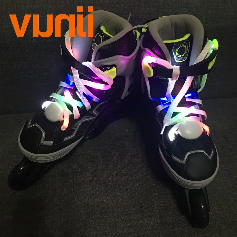 2M 20 LED Shoelaces for Festival Home Party Decoration Fashion