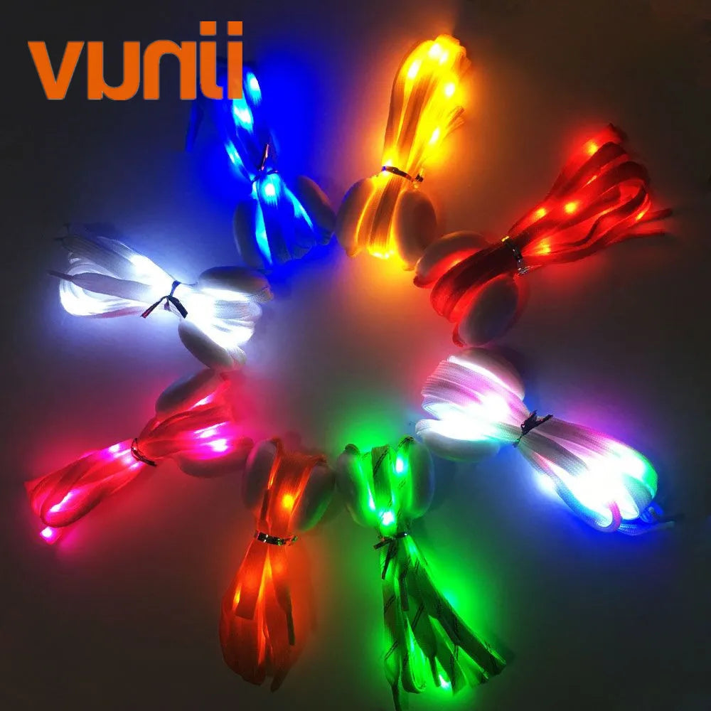 2M 20 LED Shoelaces for Festival Home Party Decoration Fashion